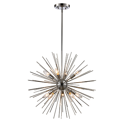 Trans Globe Lighting MDN-1452 PC Collina 24" Indoor Polished Chrome Industrial Pendant